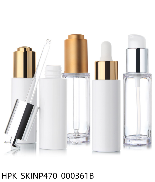 White or Transparent Plastic Lotion Bottle & Pipette Dropper Bottle